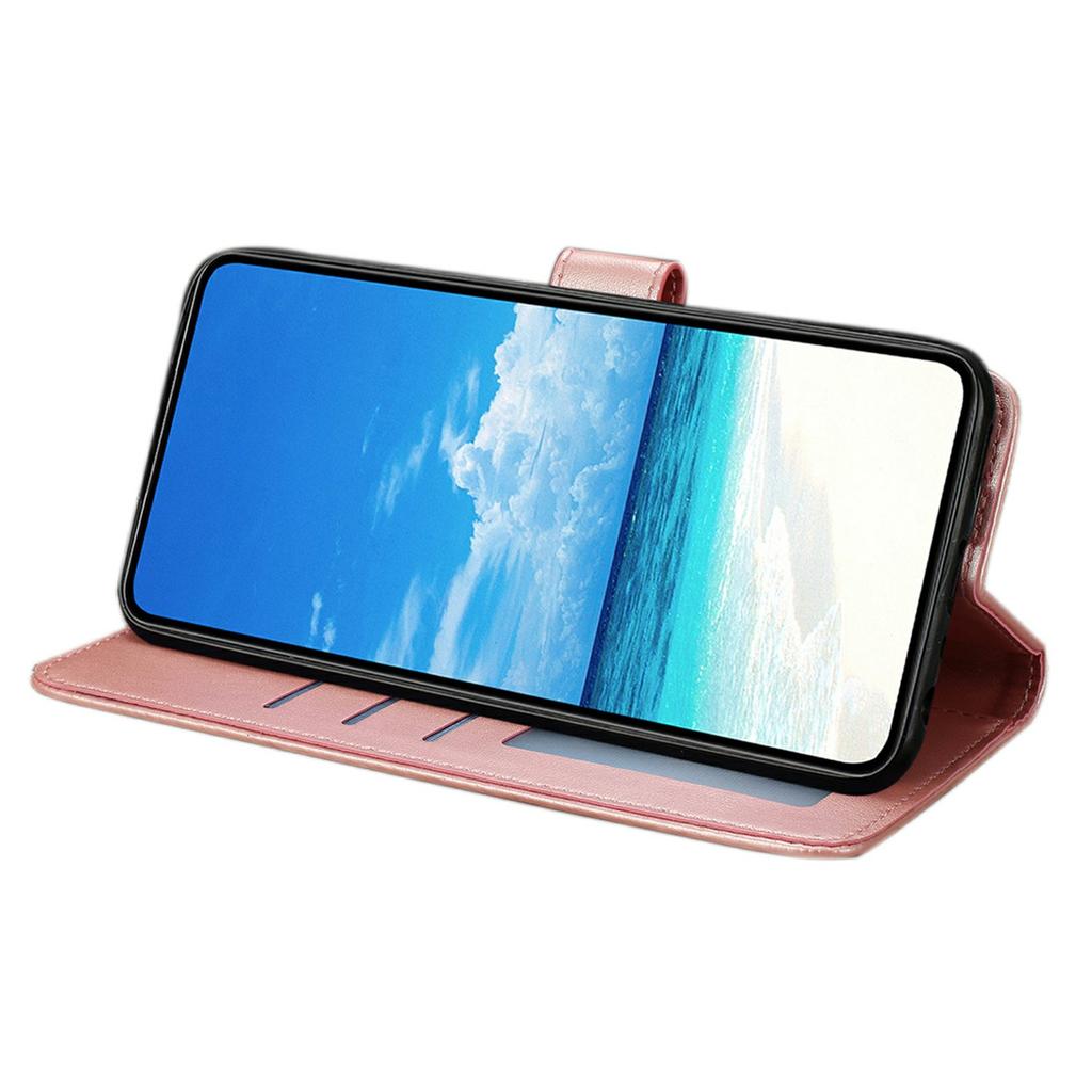 For iPhone 14 Pro Case Butterfly Imprinted Wallet Stand PU Leather Flip Phone Cover with Strap