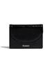 Fennec Crinkle Halfmoon Accordion Pocket - Black