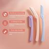 BRILORA Face Razor for Women Pack of 6 | Eyebrow, Facial Hair Remover, Dermaplaning Razor for Peach Fuzz, Upper Lip, Chin & Forehead | Foldable S