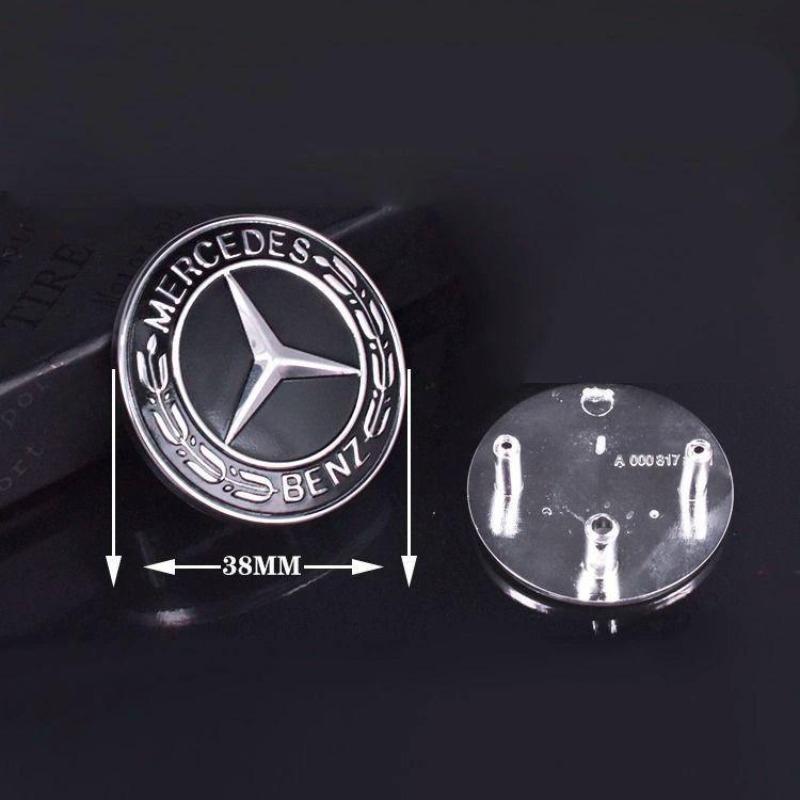 Emblema Logo Distintivo Griglia Anteriore Sostitutivo 38mm A0008171901 Per Mercedes Benz AMG Classe A B C D E V S CLE CLA GLA W205 W213