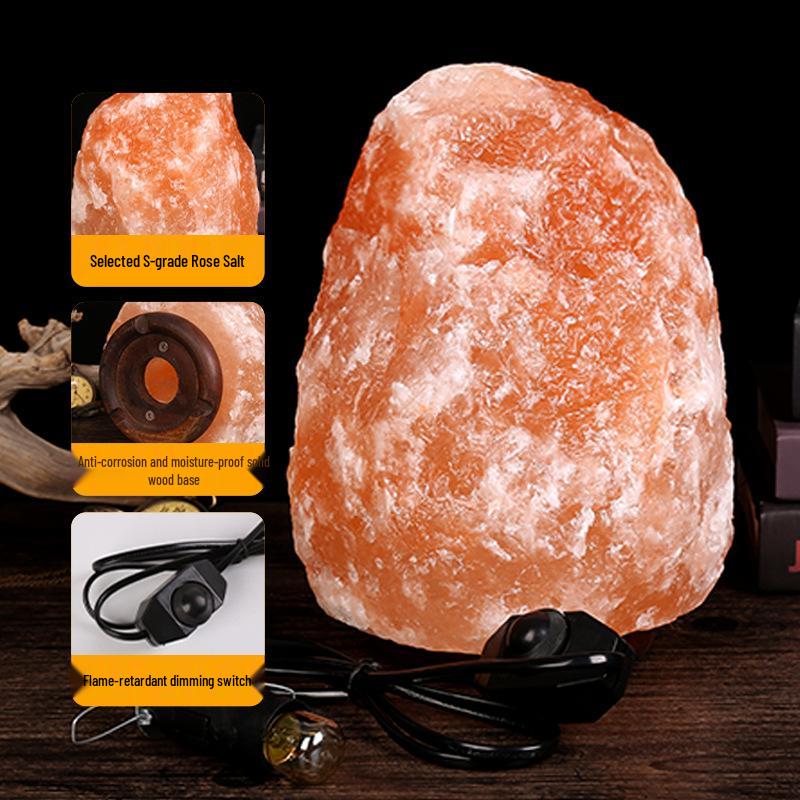 Himalayan Salt Lamp: Natural EU Standard Bedroom Table Lamp