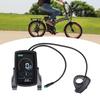 Electric Bike LCD Display Meter ABS Speedometer Odometer Electric Bike Screen Panel for Replacement