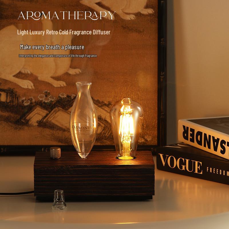 Retro Aroma Diffuser: Long-Lasting Fragrance, Essential Oil Ornament for Bedroom