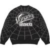 Supreme X Vanson Leathers Spider-Man Pullover Schwarz