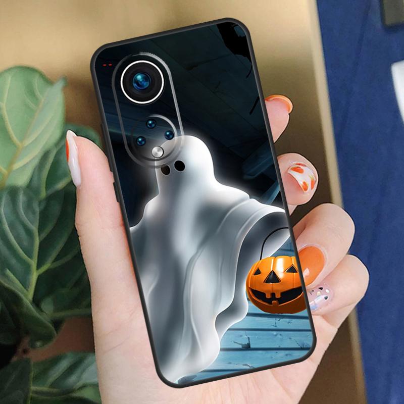 Süße Halloween-Geisterhülle für Honor 200 Pro 50 70 90 X9a X8a X8 X9 X8b X9c X9b Honor Magic 5 6 Lite 7 Pro Abdeckung