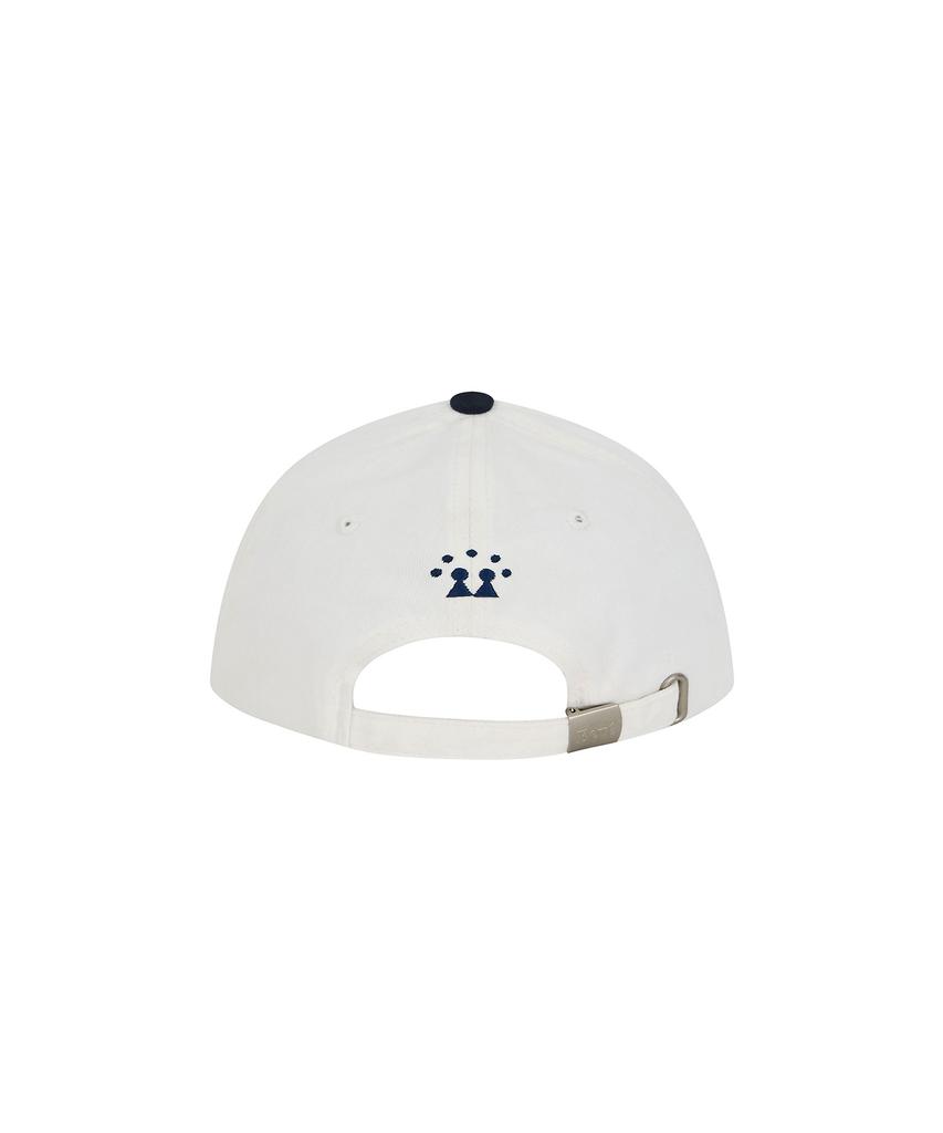 Iuteu Eeut Basic Ballcap / White-Navy