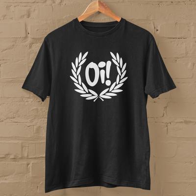 OI! T-SHIRT (Punk Anarchie Crusty Musik 70er 80er Band Pistols Hardcore Kneipe Lässig) Unisex-T-Shirts