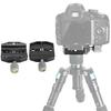 Aluminum Alloy Quick Release Plate Tripod Gimbal Base 1/4 3/8 Screw Mounting