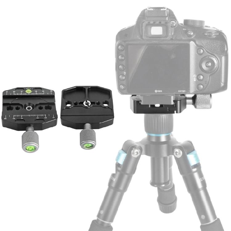 Aluminum Alloy Quick Release Plate Tripod Gimbal Base 1/4 3/8 Screw Mounting