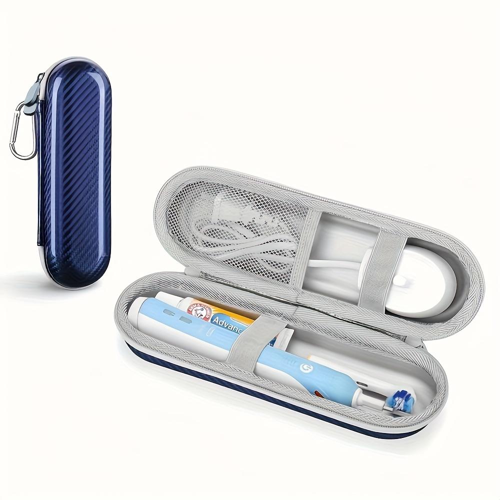 

Дорожный чехол для электрической зубной щетки - Ударопрочный ЭВА с водонепроницаемым ПУ-покрытием, Просторное отделение для щеток, насадок и аксессуаров