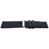 Watch Strap - MY-MONTRE - 24mm - Dark Blue Resin - Stainless Steel Buckle - 200 Mm