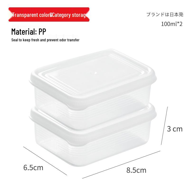 Японский контейнер для морозильной камеры: Пищевое качество, Малый размер, Сохранение свежести, Порционирование для замороженного мяса
