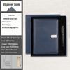 A5 Multi-Function Notebook Gift Set with USB & Wireless Charger - Customizable Logo Option