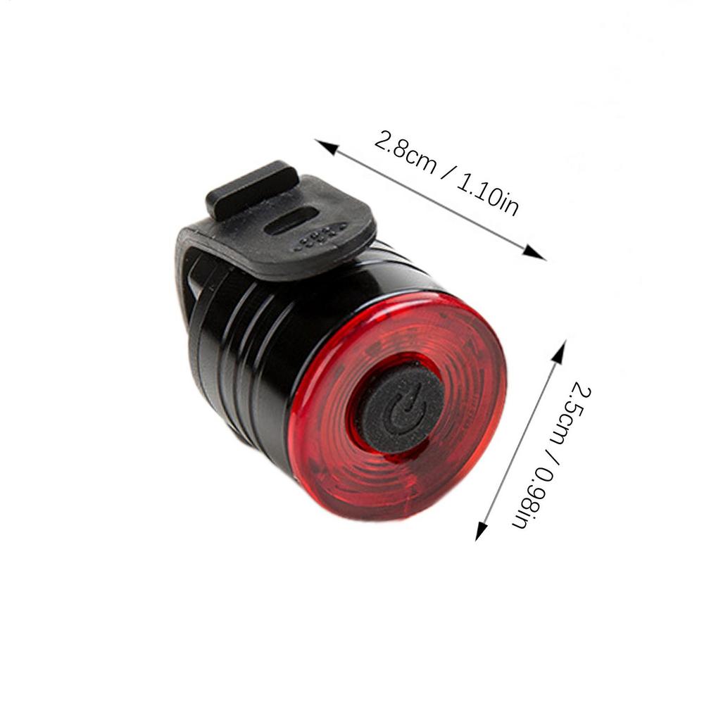 

Bicycle Headlight Waterproof Portable Night Riding Bike Lights LED Headlight Rear Lamp for Helmet Seatpost Lamp Flashlight червоний