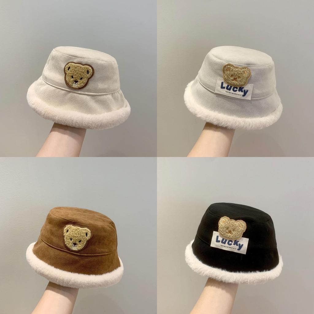 Baby Bear Winter Fisherman Hat With Thick Plush Warmth For Toddlers And Kids