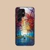Abstract Oil Painting Phone Case for Samsung Galaxy S26 S25 S24 S23 S22 S21 S20 Note20 Plus FE Ultra Glass Protective Cover