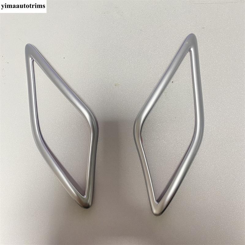 Pillar A Speaker Horn Tweeter Sound Ring Frame Cover Trim ABS Matte / Carbon Fiber Accessories Interior For MG ZS 2018 -