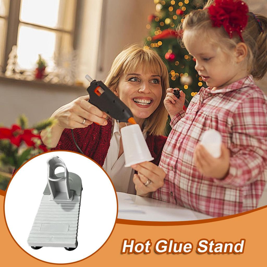 Glue Dispenser Holder Anti-Drip Universal Supporting Tool Hot Melt Glue Machine Holder for Arts Crafts Home School Making