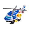 Helicóptero de Brinquedo com Luzes e Efeitos Sonoros, Construção em Plástico, Gancho de Elevação, Botão de Partida da Hélice, Brincadeira Indoor Outdoor