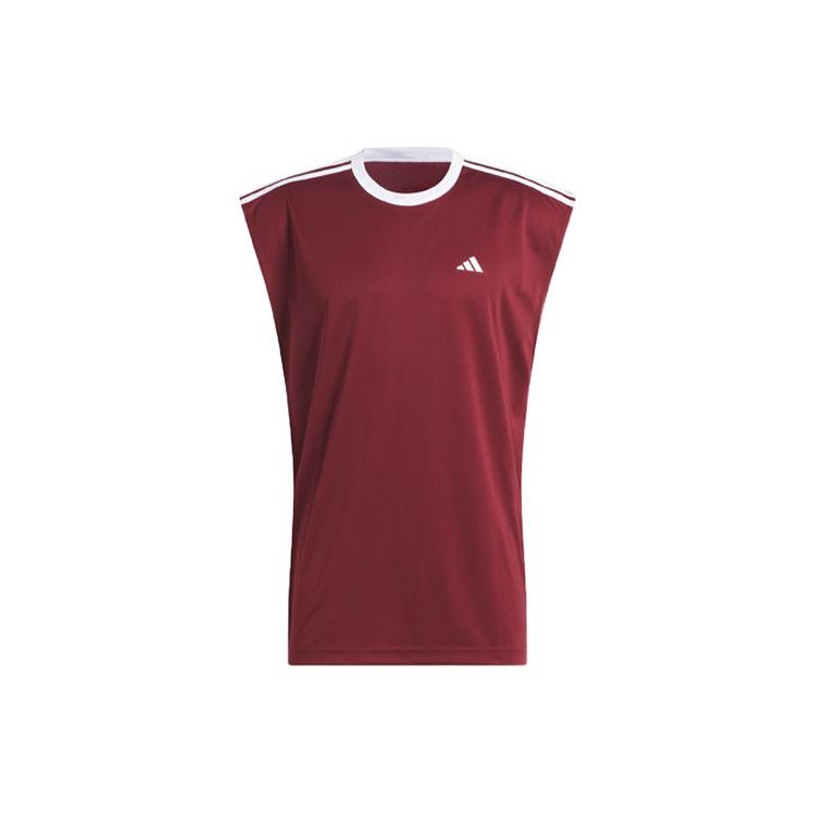 Adidas Basketball Jerseys Men s Dark Red Moderate Straight Fit IL2297 M