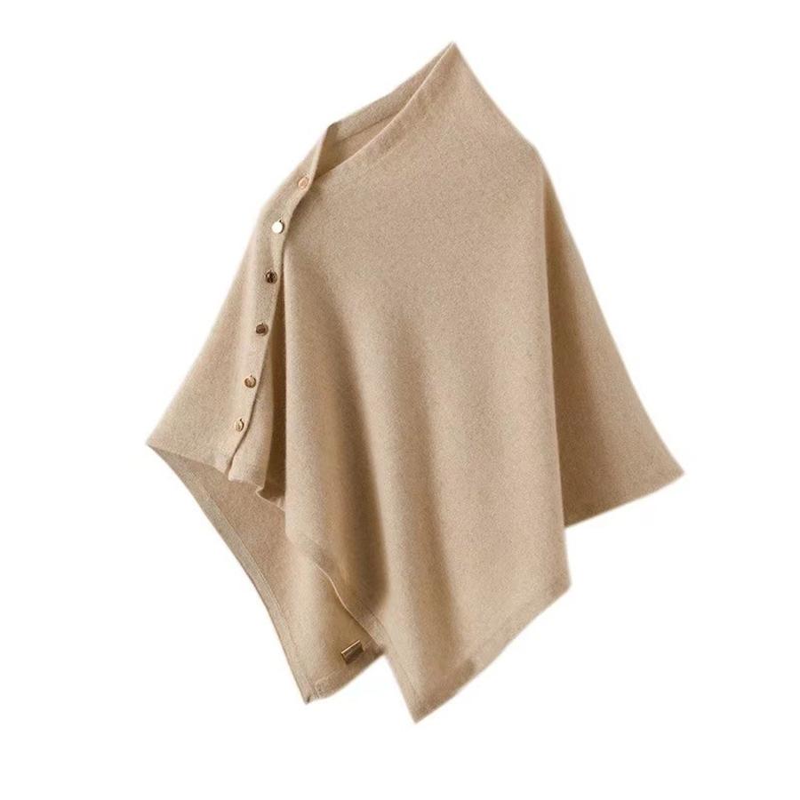 100% Wool Cozy Warm Knit Shawl Cape Large Stock Available, Customizable