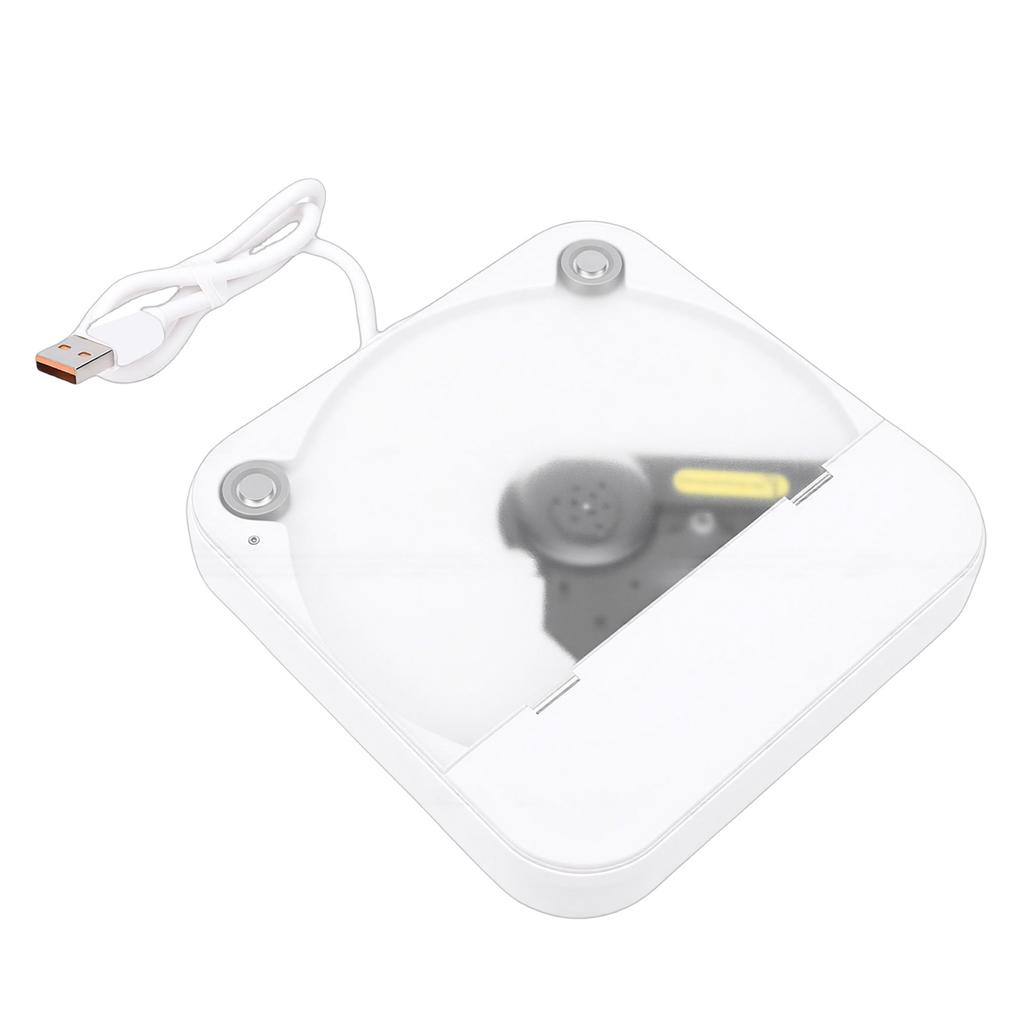Portable Car CD Player External CD Drive Device with USB AUX Ports Remote Control Anti Skip for Laptop TV Home Stereos