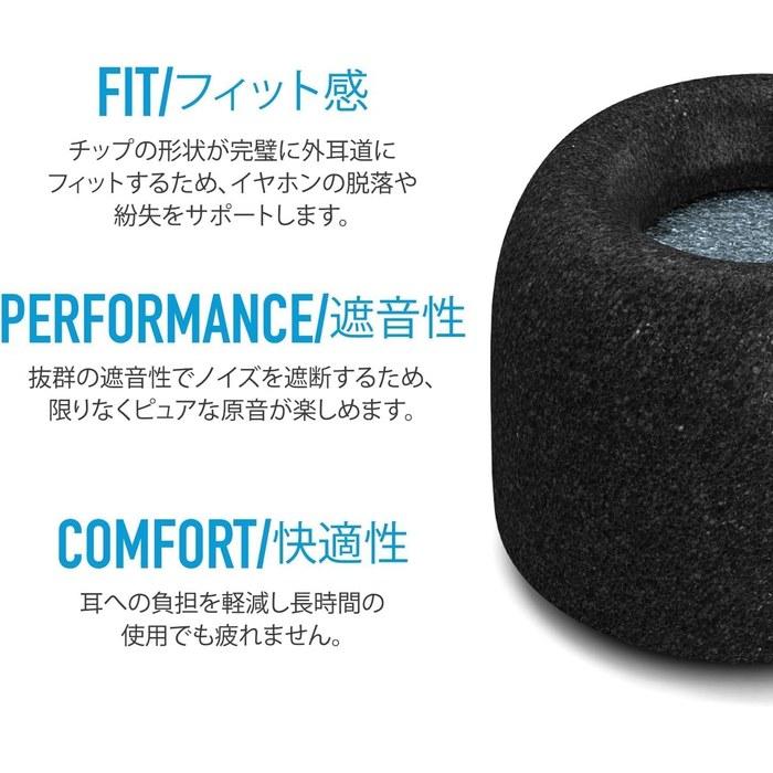 Comply TOZ-500 Oval Eartips S Size 1 Pair with Tech Defender - Sound Isolation/Fit/Drop Prevention - 500 Diameter 1 Pair S Size