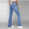 New Women's Hot Jeans Slimming European and American Style Casual Versatile High Waist Washed Denim Trousers for Women