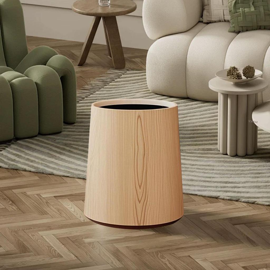 Household Trash Bin Bathroom Can Reusable Stylish Removable Inner Wastebasket Toilet Paper