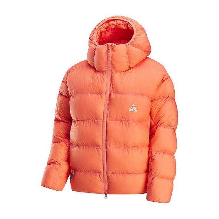 

Nike ACG Series Thick Warm Hooded Zipper Jacket Women Jackets Orange FZ6762-643 XL