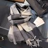 Sciarpa in lana pashmina 100% cashmere invernale per donna, scialli e stole spessi e caldi, sciarpa da donna con nappe e sciarpa