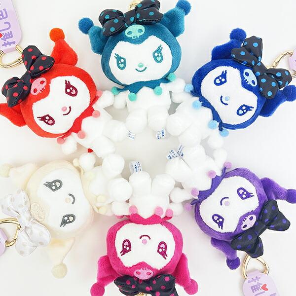 Sanrio Kuromi Purple Plush Mascot Keychain Oshi Katsu