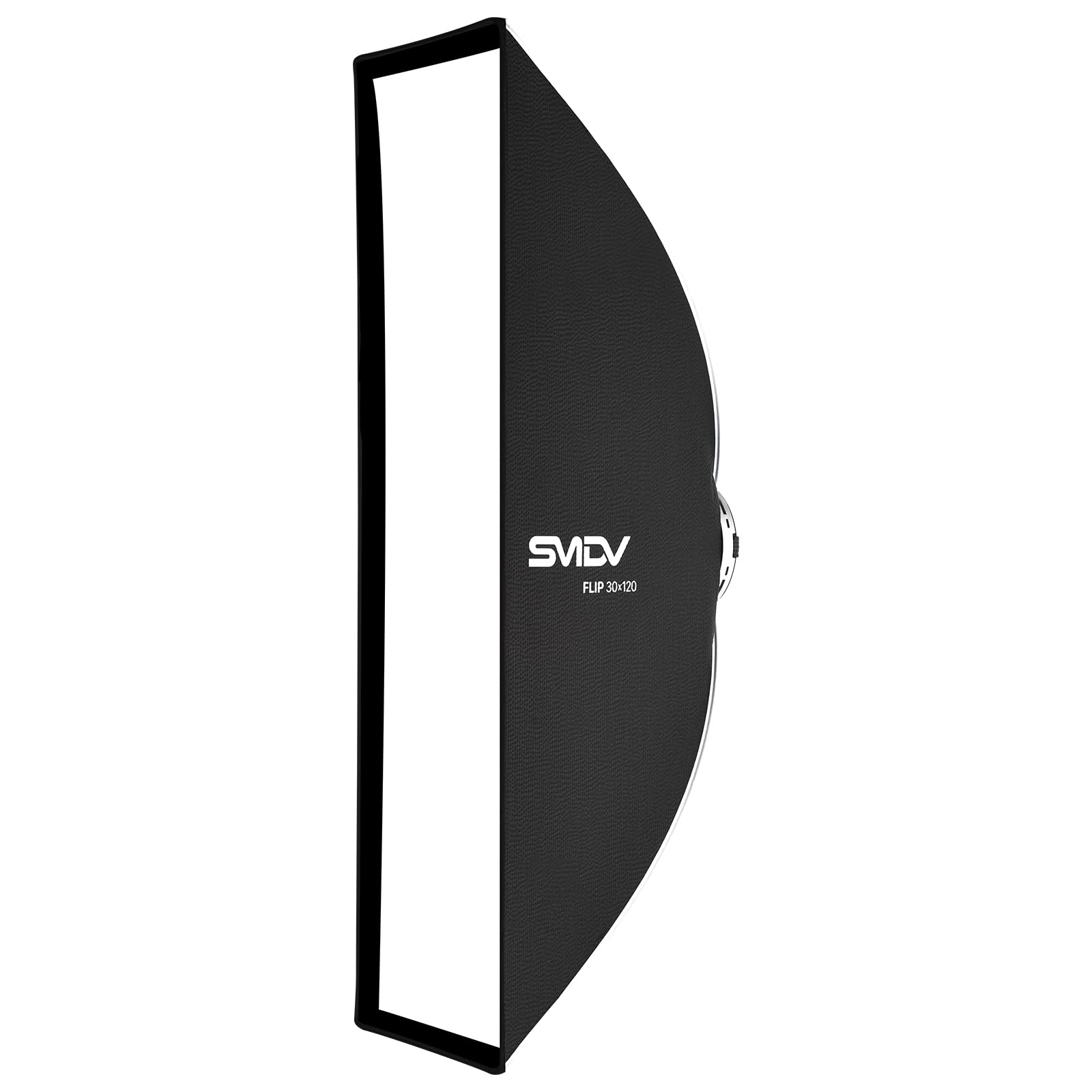 SMDV FLIP NEMO Softbox, 12,8  x 40,2  (30x120cm), Faltbar, Ein-Tasten-Aufbewahrung, Nicht-fluoreszierendes Gewebe, Stroboskop, LED-Beleuchtung, Tasche enthalten, NEMO30120