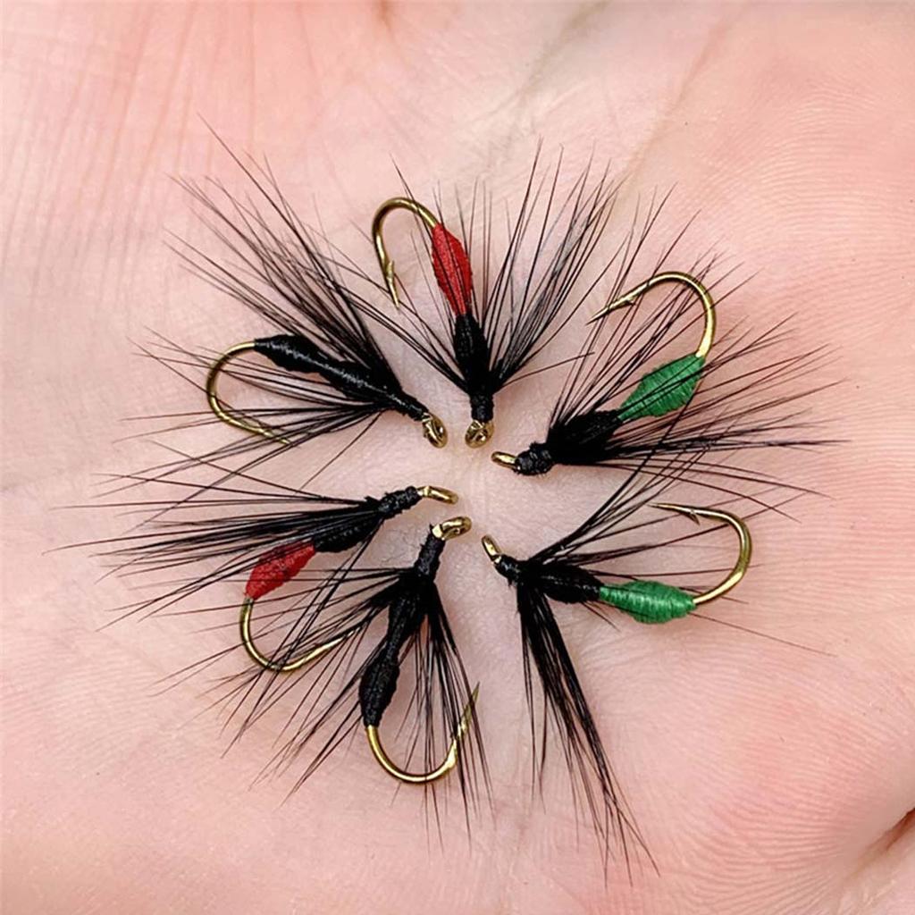 5Pcs/Box Artificial Insect Bait Lure Worm/Ant/Bee/Moth/Bug for Trout Fishing