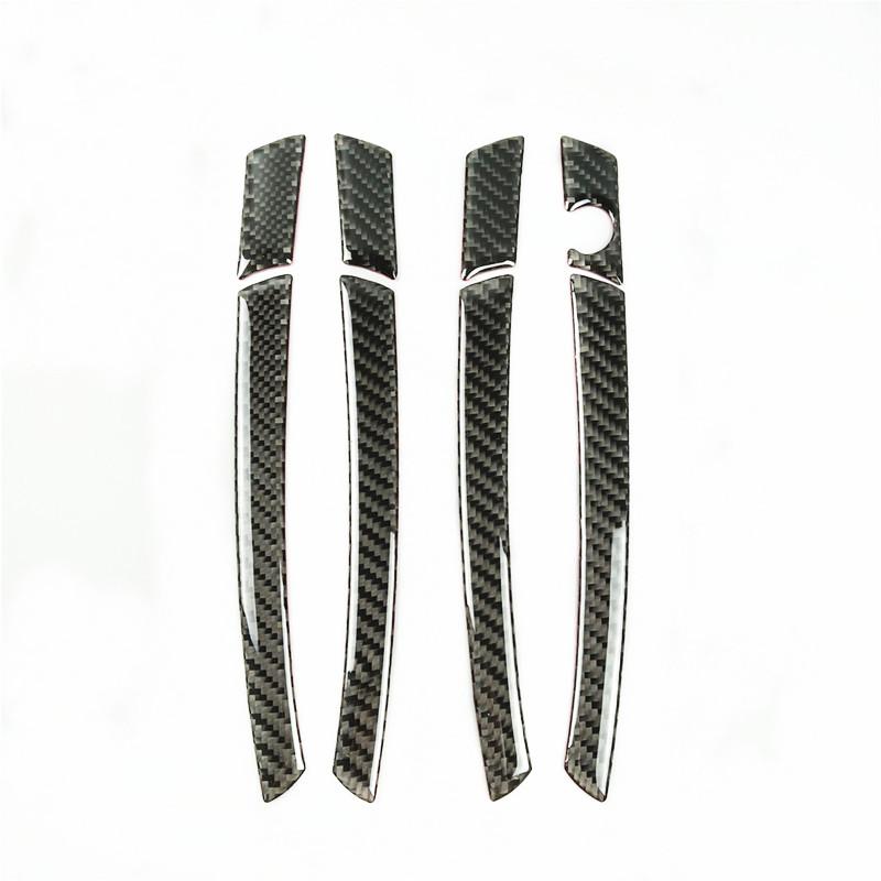 Auto Äußere Türgriff Abdeckung Carbon Faser Farbe Außen Aufkleber Für Mercedes Benz AC Klasse W176 CLA C117 2013-18 W204 GLA