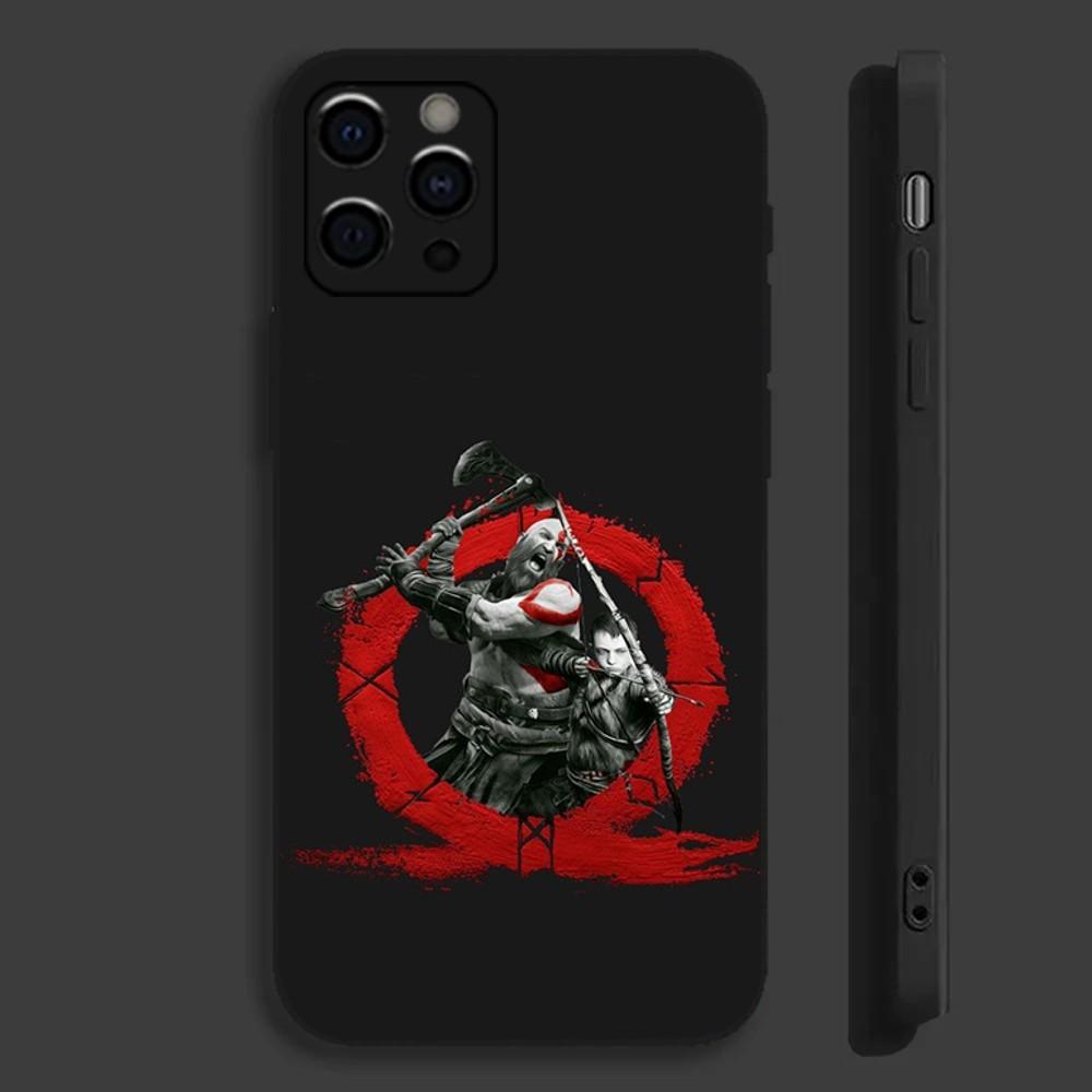 G-God of W-War Game Phone Case For Apple iPhone 15,14,13,12,11,Pro,X,XS,Max,XR,Plus,Mini Soft Black Cover