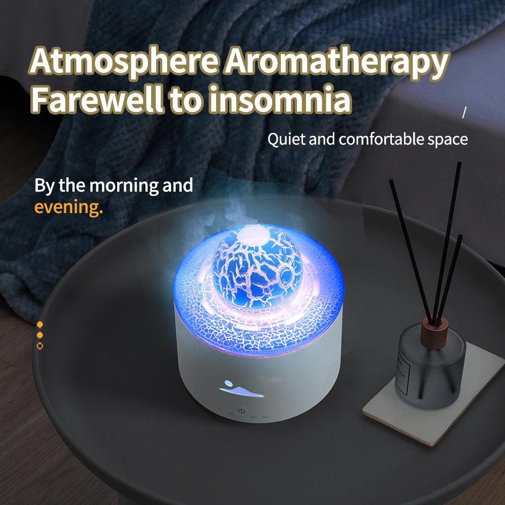 230ml Flame Planet zvlhčovač vzduchu USB ultrazvukový difuzér s aroma studenou vodou pro domácí aromaterapii difuzér esenciálních olejů