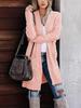 Cárdigan de punto de manga larga Abrigo suéter Casual holgado extragrande Ropa para mujer