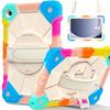 Full Coverage Silicone Case With Kickstand IPad A11 Mini 7 A9 Shockproof Stand Cover In Nordic Minimalist Style