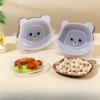Cute Little Bear Bone-spitting Plate, A Household Snack, Biscuit and Nut Plate, A Tabletop Food Residue Holding Plate
