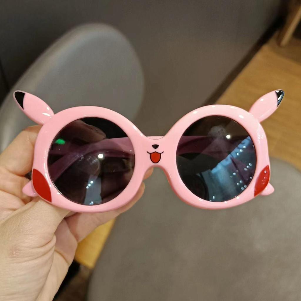 Pikachu Cute Cartoon Unisex Baby Sunglasses – Fun and Fashionable Kids' Glasses