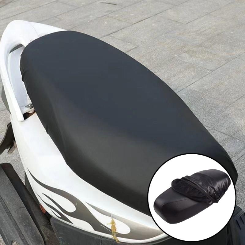 Scooter Seat Waterproof Dust Protector Motorcycle Seat Cover Elastic Cover Rainproof Protector All Weather Seat Cover