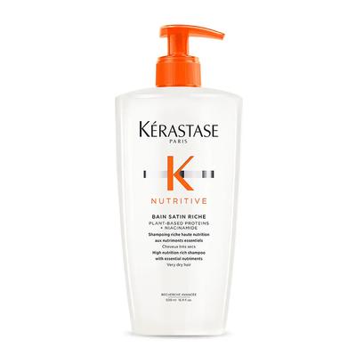 Nutritive Bain Satin Riche Hydrating Shampoo for Very Dry Hair 500ml