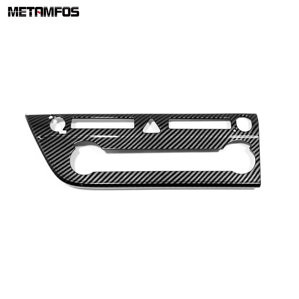 Air Condition Adjustment Switch Panel Cover Trim Bezel For Hyundai Sonata 2024 2025 2026 Carbon Fiber Accessories Car Styling