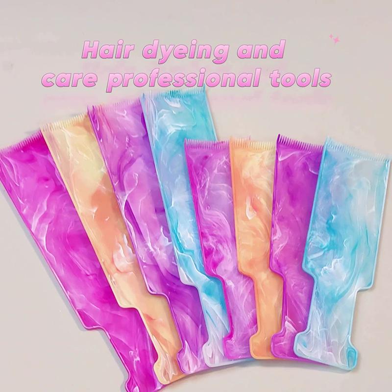 Hair Coloring Board Hairdressing Accessories Hair Coloring Dyeing Board Plate Portable Hair Dyeing Coloring Brush For Barber