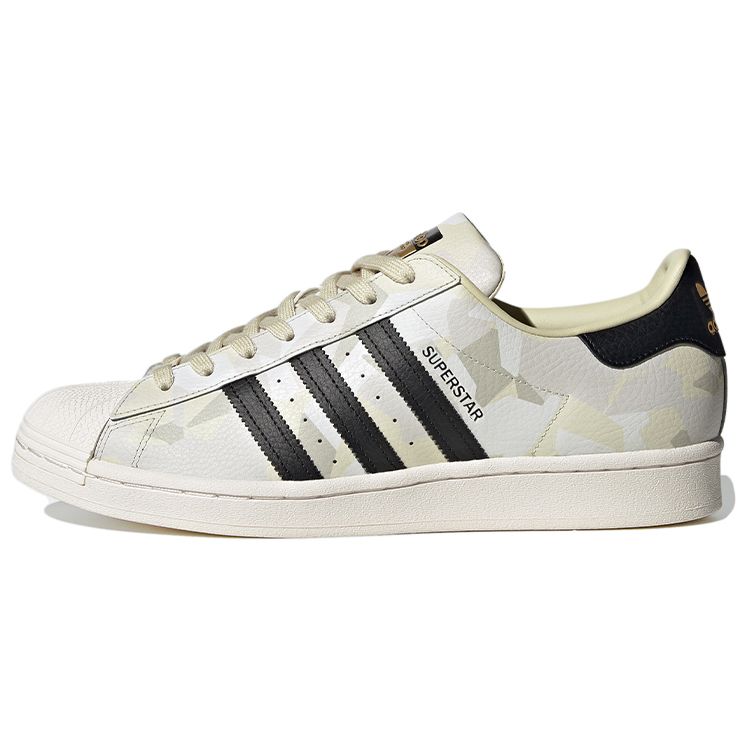 

Кроссовки унисекс adidas Superstar Camo Sand White Chalk-White Core-Black FW4392
