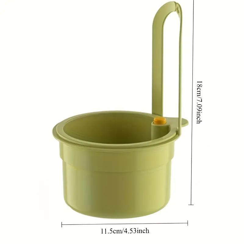 Drain Water Basket Filter Sink Hanging Strainer Basket Detachable Openable Bottom Cover Fruit Clean Rack For Kitchen Bathroom