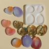 Oval Shape Stress Relief Mold Four Designs Resin Silicone Mold Stone Resin Mold  Fidget Toy
