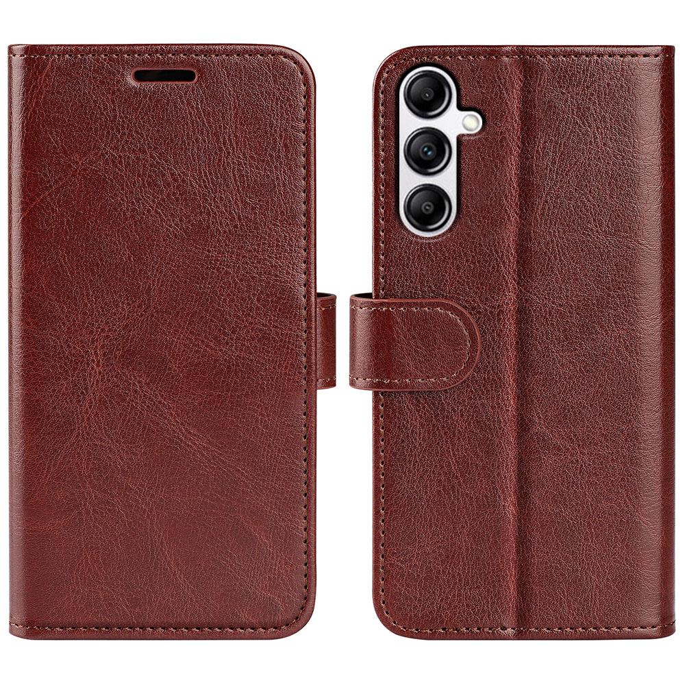 For Samsung Galaxy A34 5G Crazy Horse Texture Case Leather Wallet Stand Folio Flip Cover
