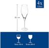 Set of Champagne Glasses Villeroy & Boch Manufacture Rock Blanc, 4 Pieces (1137998131)